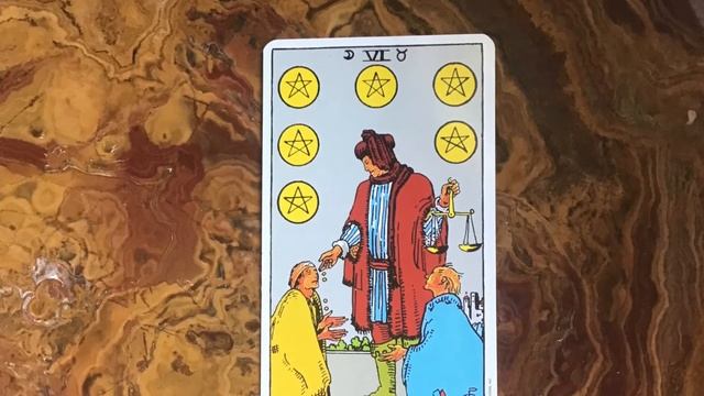 6 of Pentacles Tarot Card смотреть онлайн