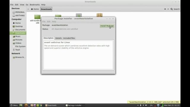 Avast Antivirus : Install A Free Antivirus On Linux Mint ( Ubuntu )