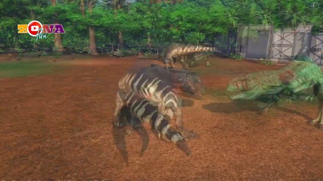 Zhucengtyrannus Vs Tarbosaurus, Tyrannosaurus, Daspletosaurus - JWE Mods
