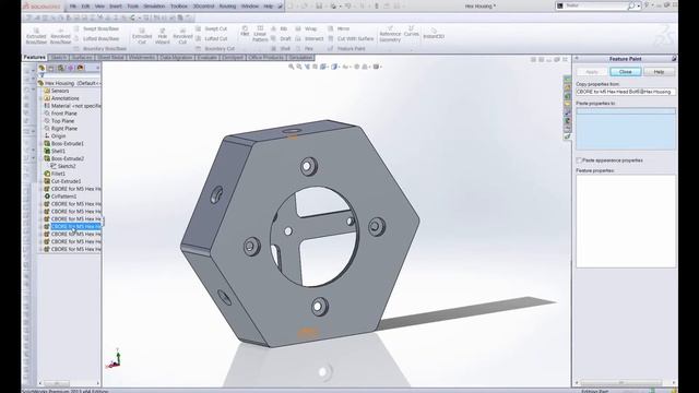 Weekly Productivity Enhancer: Feature Paint in SolidWorks 2013 смотреть онлайн