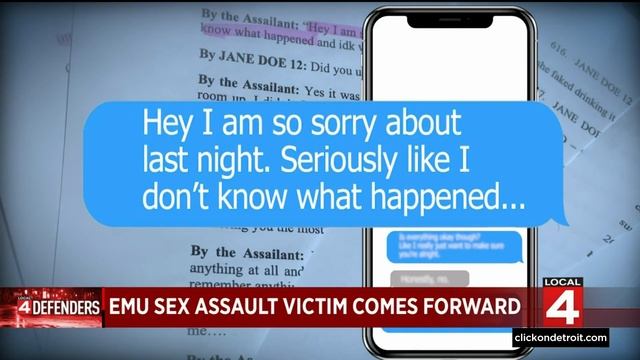 Rape survivor says Eastern Michigan University discouraged her from filing report: ‘It needs to ... смотреть онлайн