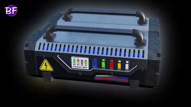Turning around of the NHP250 a SciFi Nuclear Electric Power Battery смотреть онлайн