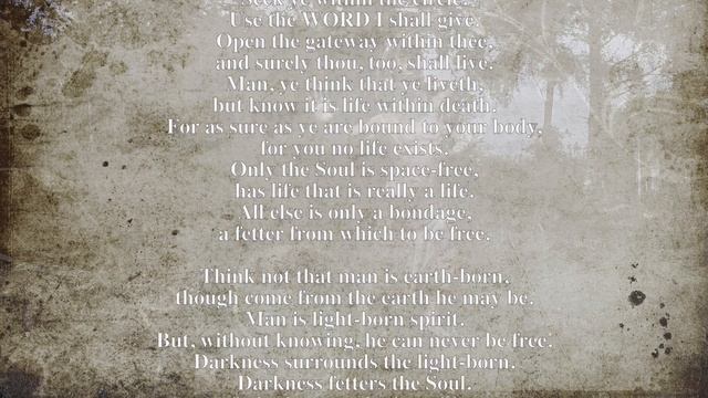 Thoth, Emerald tablet IX смотреть онлайн