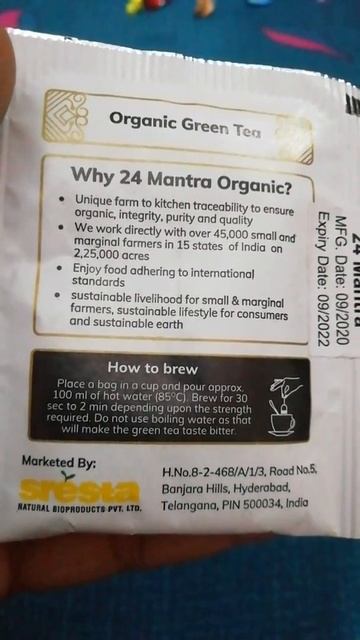 24 mantra organic green tea rich in flavonoidschoose organicshorts