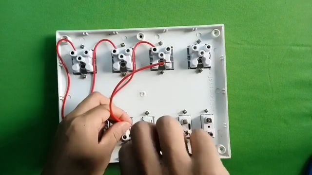 4 socket 4 switch connection || How to make an extension box || Fuse and Indicator смотреть онлайн