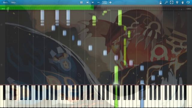 Pokemon ORAS - Soar Theme (Piano Arrangement) (Synthesia) смотреть онлайн