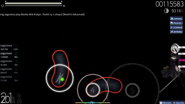 Osu! | Bianka AKA Kralya - Poshli vy v zhopu смотреть онлайн