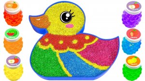 ДЕЛАЕМ УТОЧКУ ИЗ СЛАЙМА МУЛЬТИКИ ВИДЕО ДЛЯ ДЕТЕЙ КАНАЛ ИГРАЛКИ-ЗАЛИПАЛКИ