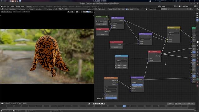 Velvet Shader for Blender Eevee Tutorial смотреть онлайн