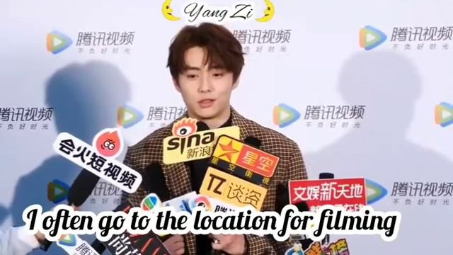 Zhai Zilu ( Gu Xiao from The Oath of Love) talks about working with Yang Zi and Xiao Zhan. смотреть онлайн