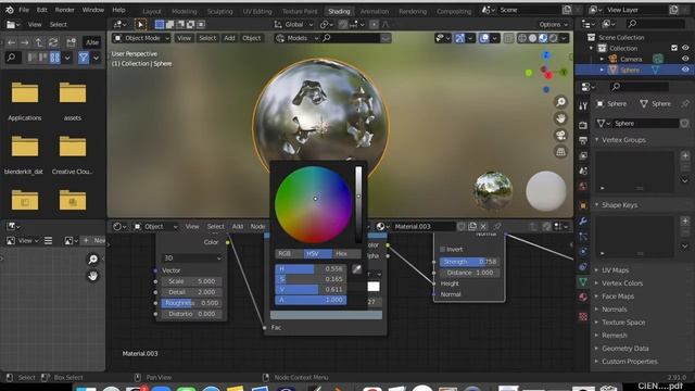procedural rust and dents in 1 minute | blender tutorial for absolute beginners | Super easy | смотреть онлайн