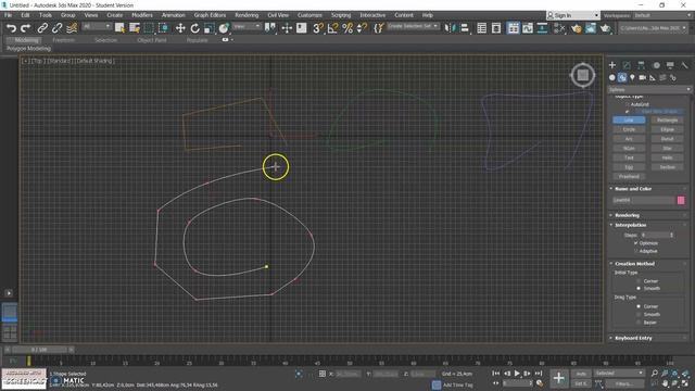 Lezione 2 Line 3ds Max смотреть онлайн