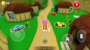 спасаю  всех медведей в черепаший долине в игре super bear