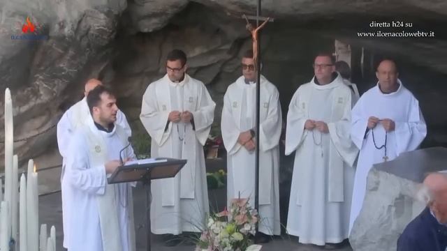 SANTO ROSARIO da Lourdes - misteri gaudiosi - 05/08/2024 смотреть онлайн