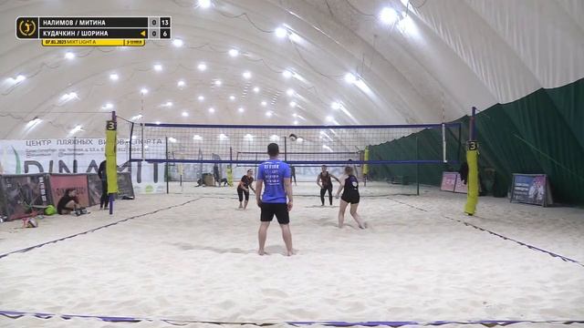 Четвертьфинал: Налимов / Митина VS Кудачкин / Шорина | MIXT LIGHT A - 07.01.2023 смотреть онлайн