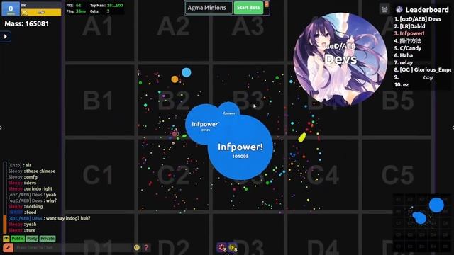 Agma.io Infpower/Road To 400 Sub! смотреть онлайн