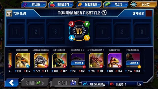 TOURNAMENT FINAL - JURASSIC WORLD THE GAME 2,000+ AILURARCTOS смотреть онлайн