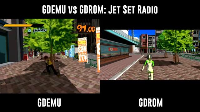 Jet Set Radio / Jet Grind Radio - GDEMU Vs GDROM смотреть онлайн