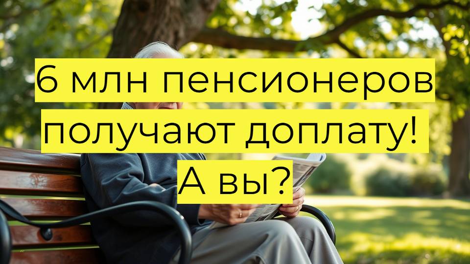 Социальные доплаты к пенсии в 2025 году: кому положено и сколько получают 6 млн россиян смотреть онлайн