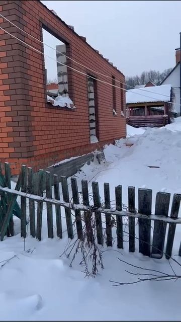 ТандемСтрой58. Зима стройке не помеха! Кладка идет полным ходом! смотреть онлайн