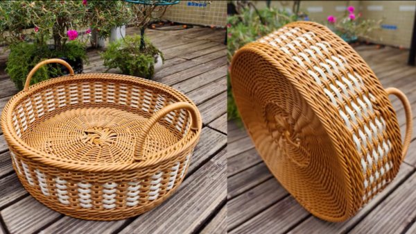 Плетём из ротанга чайный поднос. Часть первая.