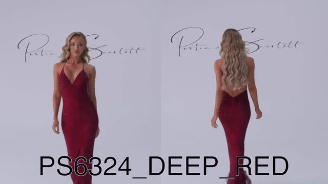 Luxette Boutique Portia And Scarlett PS6324 DEEP RED смотреть онлайн