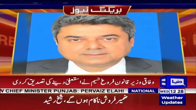 Farough Naseem Amin ul Haq resign as Federal Ministers | BREAKING News смотреть онлайн