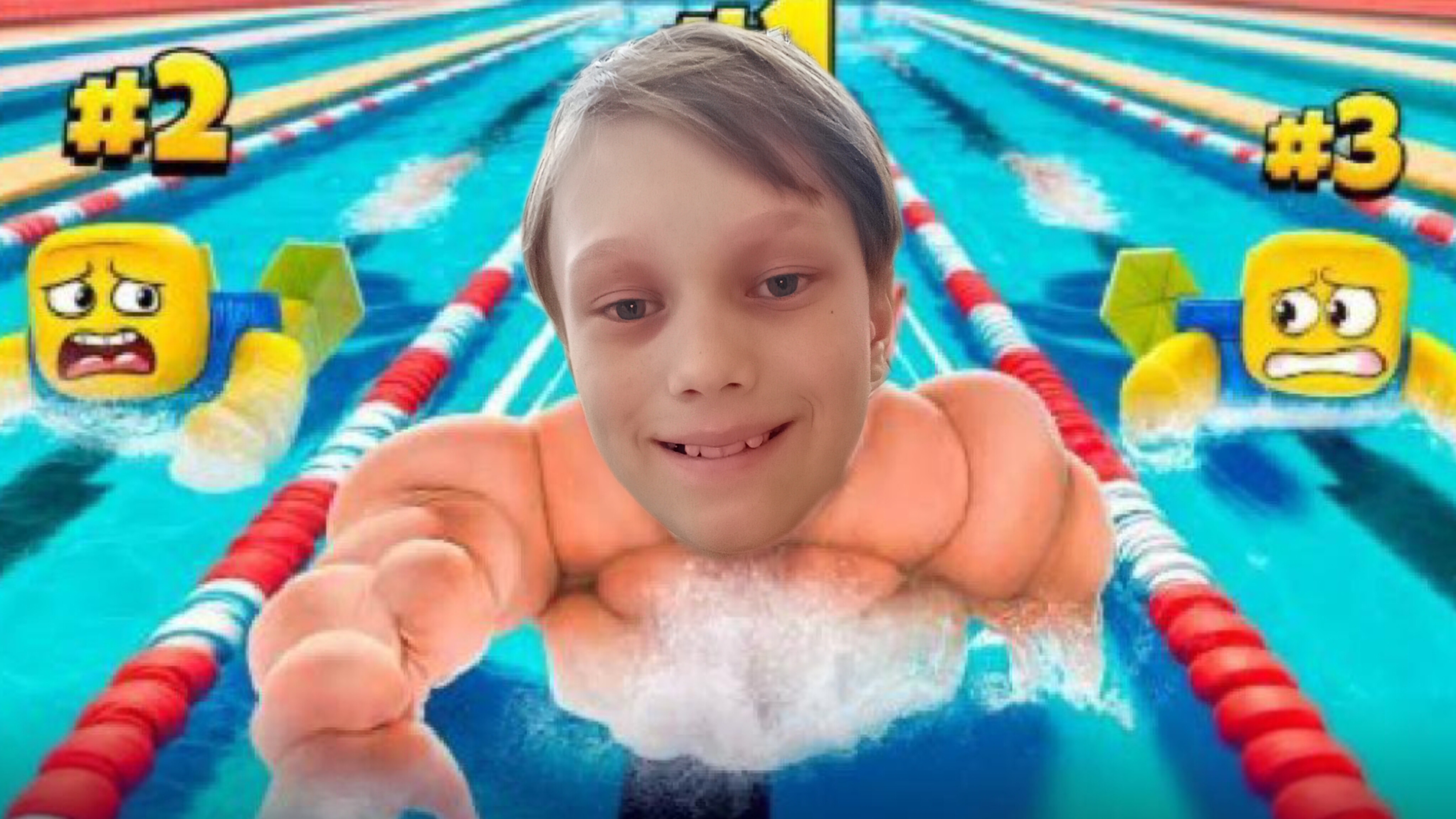 стал самым сильным плавцом в роблокс! смотреть онлайн