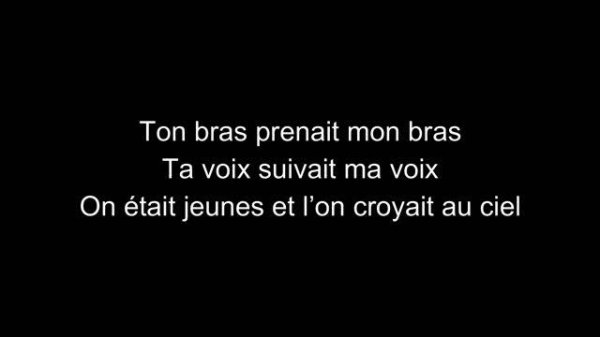 Dalida-Le temps des fleurs-paroles