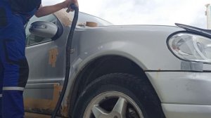 Локальное удаление коррозии с кузова автомобиля. Лазерная чистка кузова.