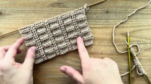 Простой узор спицами для вязания кардигана, джемпера, жилета