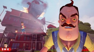 ШОУ ПРИВЕТ СОСЕД!РАЗРЫВНОЙ МОД!ИГРА HELLO NEIGHBOR MOD KIT ПРОХОЖДЕНИЕ МОДА HELLO FIRE GUY!ПРИКОЛЫ!