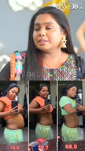 50 Days-ல 11 Kgs Weight Loss பண்ணது இப்படி தான்! - Makeup Artist Sridevi Reveals | #shorts смотреть онлайн