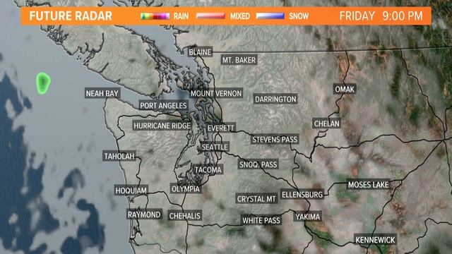 Temperatures begin to warm in western Washington. Expect 60 degrees by Friday | KING 5 weather смотреть онлайн
