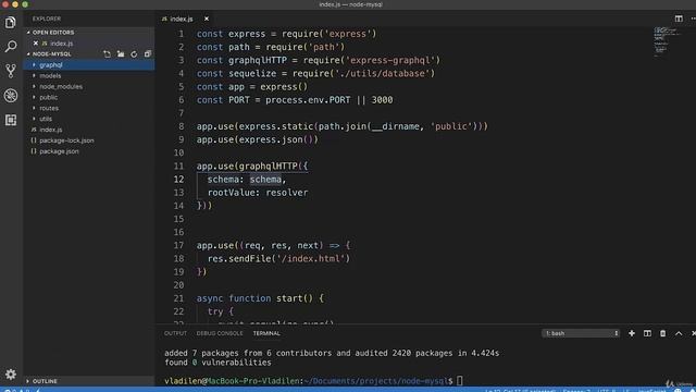 Полное руководство Node.JS. Урок 96. Настройка GraphQL смотреть онлайн