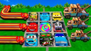 Машинки летают и прыгают! Развивающие мультики Машины помощники. Мультфильмы про машинки