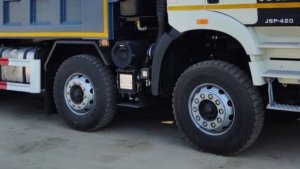 Замена фтулок шкворня на Китайском грузовике FAW J6.