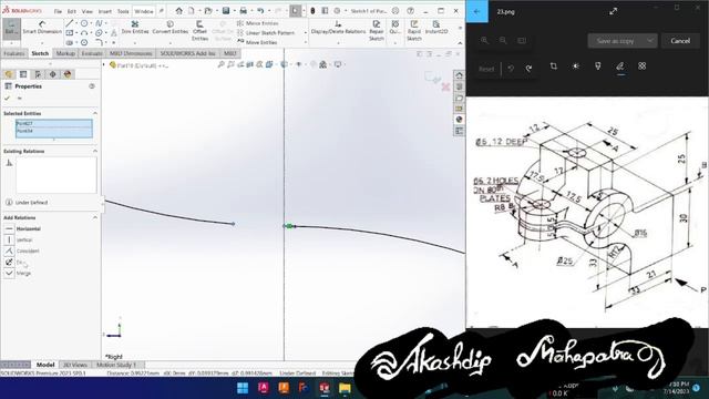 Ex 66 || solidworks || chapter 2 смотреть онлайн