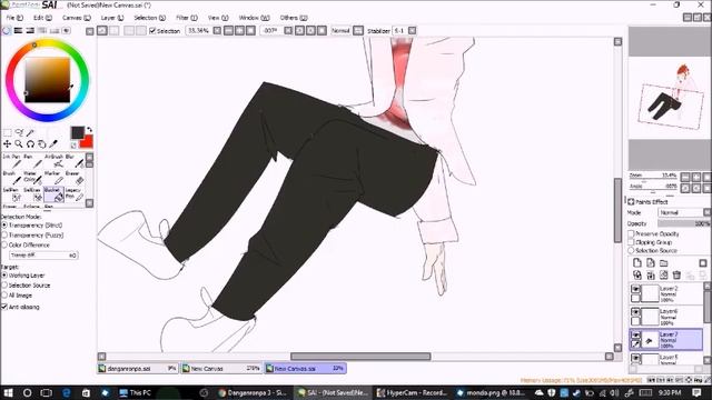 All Danganronpa Characters (Game 1+2) {Speedpaint} смотреть онлайн