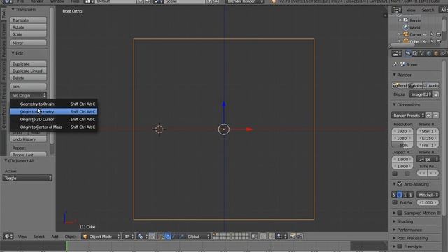 6 Pivot Point blender 2.70 смотреть онлайн