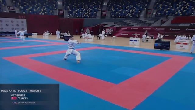 Enes Ozdemir Kata Kanku Sho Karate1 PL Baku Azerbaijan 2022
