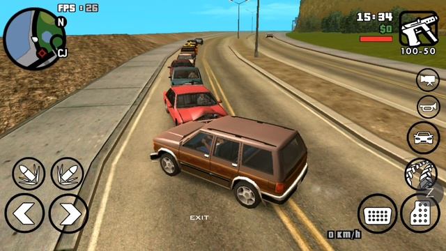 NPC Car Love Right Lane On Highway Road And Left Lane is Not Exist - Smart Traffic GTA SA Mobile смотреть онлайн