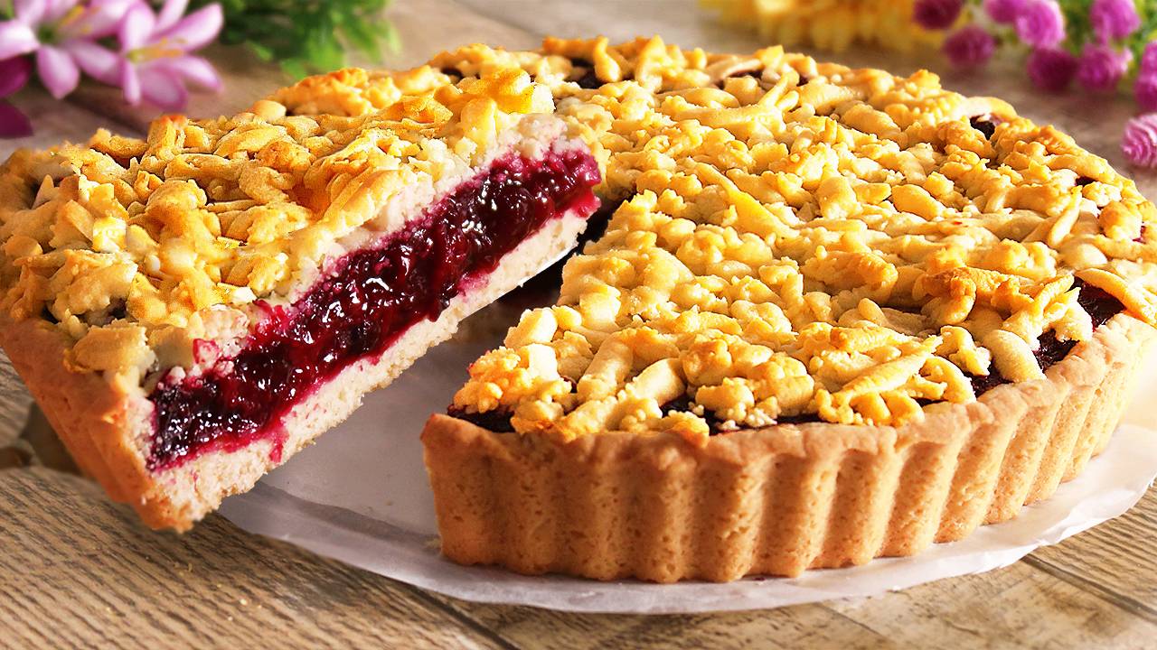 Ягодный пирог который тает во рту! Готовьте хоть каждый день! Просто и очень вкусно!