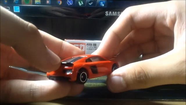 Tomica Regular No.39 Audi R8 (Red) TOMY Unboxing Video смотреть онлайн
