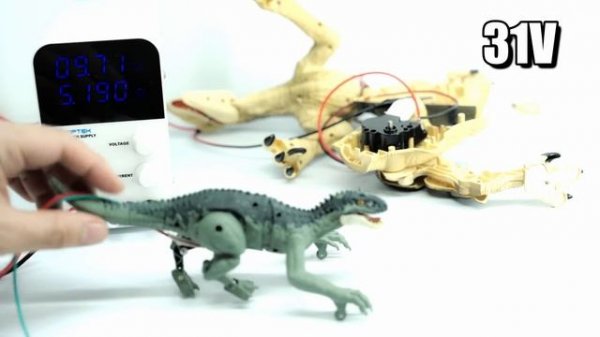 I applied high voltage to various kids toys. #22