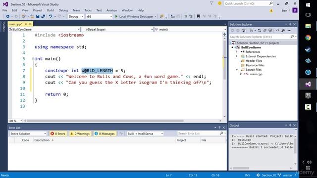 [Udemy UE4 C++] 016 Magic Numbers and Constants смотреть онлайн