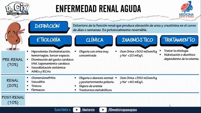 Insuficiencia renal aguda y crónica. GENERALIDADES ft. Doctor Cix смотреть онлайн