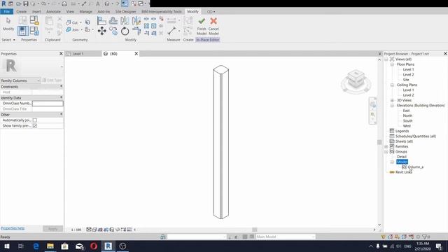 Revit [tip]: Save model in place family to editable family смотреть онлайн
