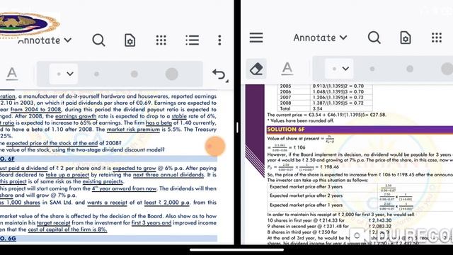 SFM Security Valuation | 2 stage dividend growth model| Selection! of year of Terminal Value?? смотреть онлайн