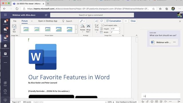 Continue the conversation using Microsoft Word in a Teams Channel смотреть онлайн